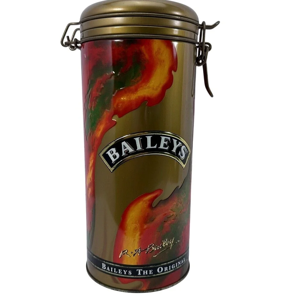 Baileys The Original Tin Canister Collectible‎ Vintage Storage Container